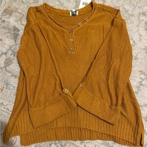 Wonderly Orange sweater